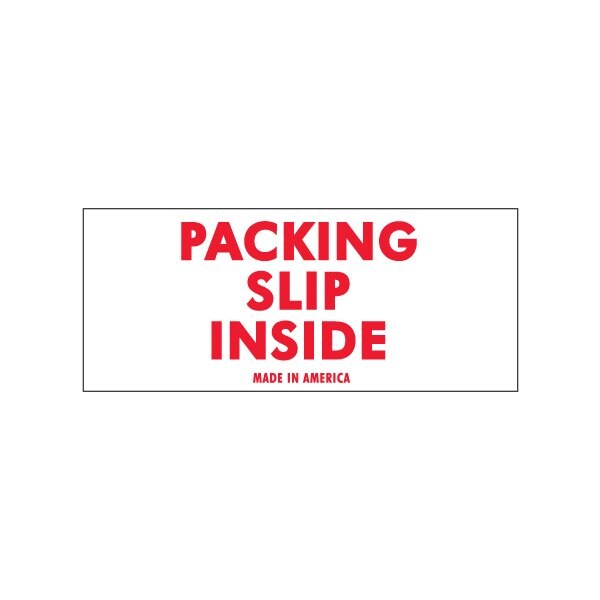 2 x 4'' - ''Packing Slip Inside'' Labels