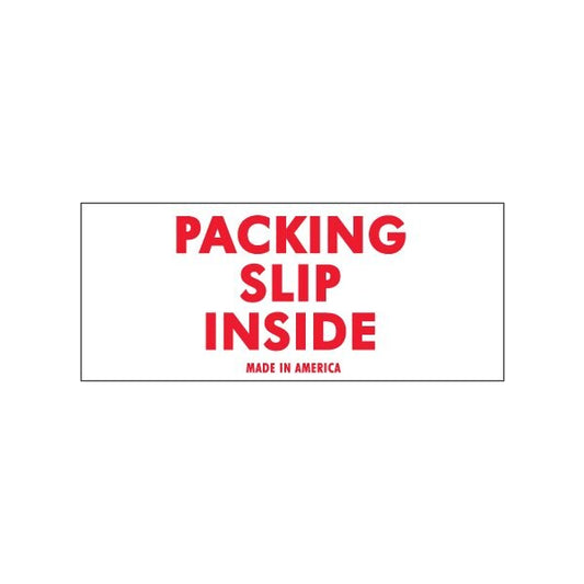 2 x 4'' - ''Packing Slip Inside'' Labels