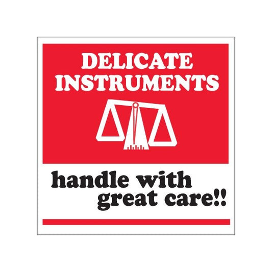4 x 4'' - ''Delicate Instruments - HWC'' Labels