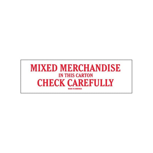 2 x 8'' - ''Mixed Merchandise'' Labels