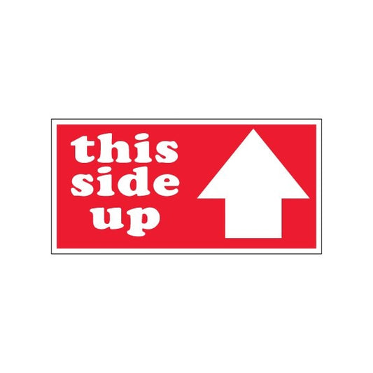 3 x 6'' - ''This Side Up'' Arrow Labels