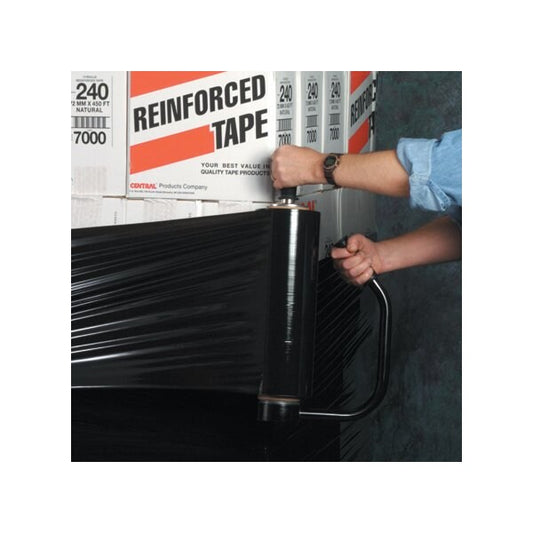 15'' x 80 Gauge x 1500' Opaque Hand Stretch Film, 4PK