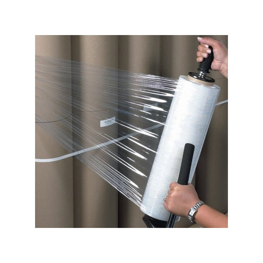 18'' x 80 Gauge x 1500' Cast Hand Stretch Film, 4PK