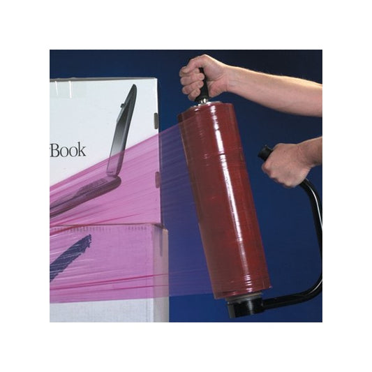 17'' x 80 Gauge x 1500' Anti-Static Hand Stretch Film, 4PK