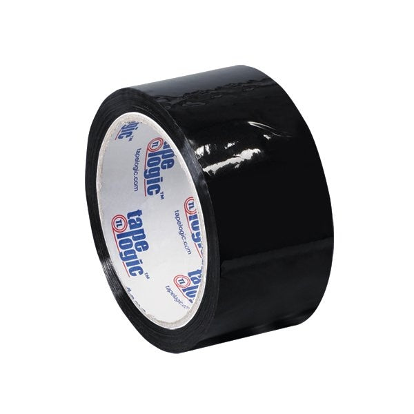 2'' x 55 yds. Black Tape Logic Carton Sealing Tape, 6PK