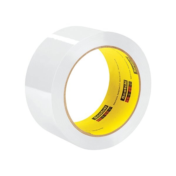 2'' x 55 yds. White 3M 373 Carton Sealing Tape, 36PK