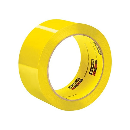 2'' x 55 yds. Yellow 3M 373 Carton Sealing Tape, 6PK