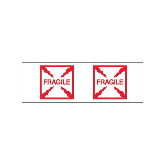 2'' x 55 yds. - ''Fragile Box'' Tape Logic Pre-Printed Carton Sealing Tape, 36PK