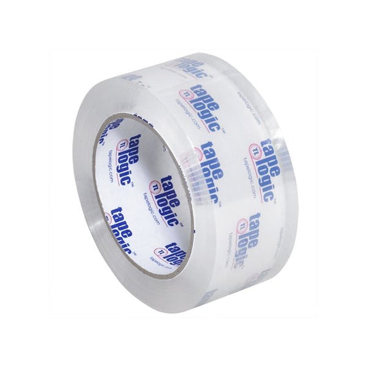 2'' x 55 yds. Crystal Clear Tape Logic #260CC Tape, 12PK