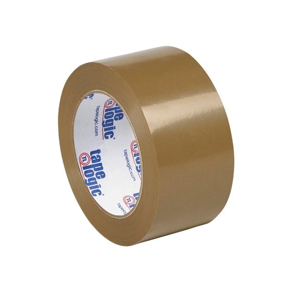2'' x 110 yds. Tan Tape Logic #53 PVC Natural Rubber Tape, 6PK