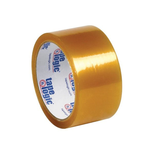 2'' x 55 yds. Clear Tape Logic #50 Natural Rubber Tape, 6PK