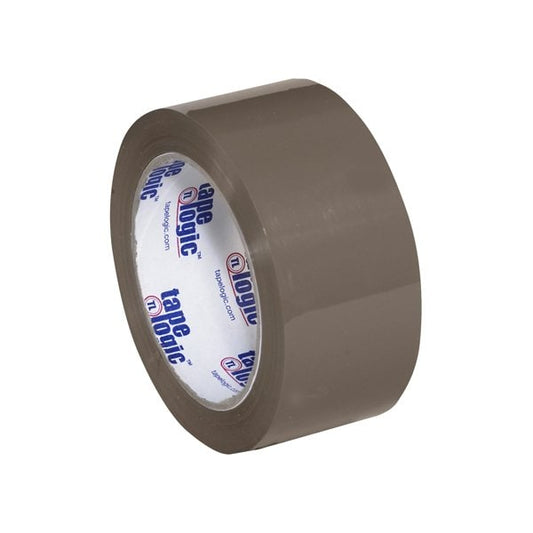 2'' x 110 yds. Tan Tape Logic #600 Economy Tape, 6PK