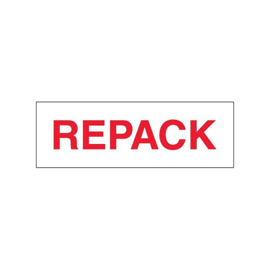 2'' x 110 yds. - ''Repack'' Tape Logic Pre-Printed Carton Sealing Tape, 18PK