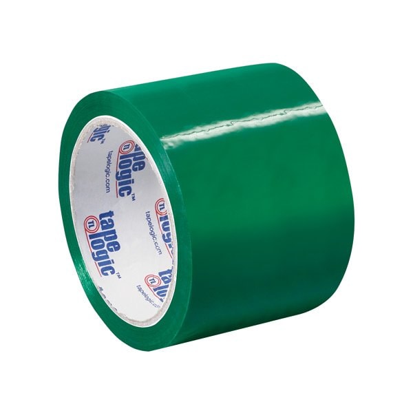 3'' x 55 yds. Green Tape Logic Carton Sealing Tape, 24PK