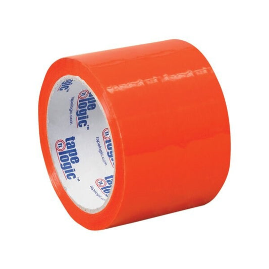 3'' x 55 yds. - Orange Tape Logic Carton Sealing Tape, 6PK