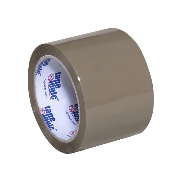 3'' x 110 yds. Tan Tape Logic #291 Industrial Tape, 6PK