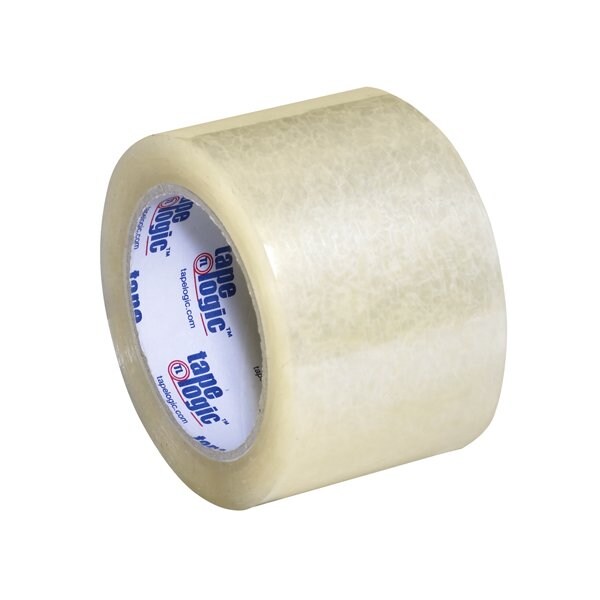 3'' x 55 yds. Clear Tape Logic #350 Industrial Tape, 6PK