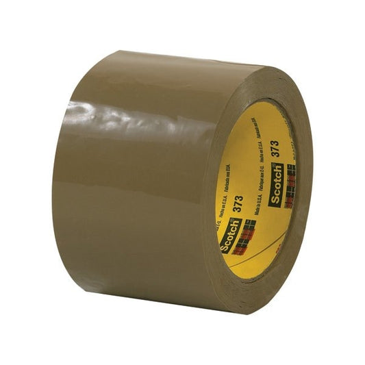 3'' x 55 yds. Tan 3M 373 Carton Sealing Tape, 24PK
