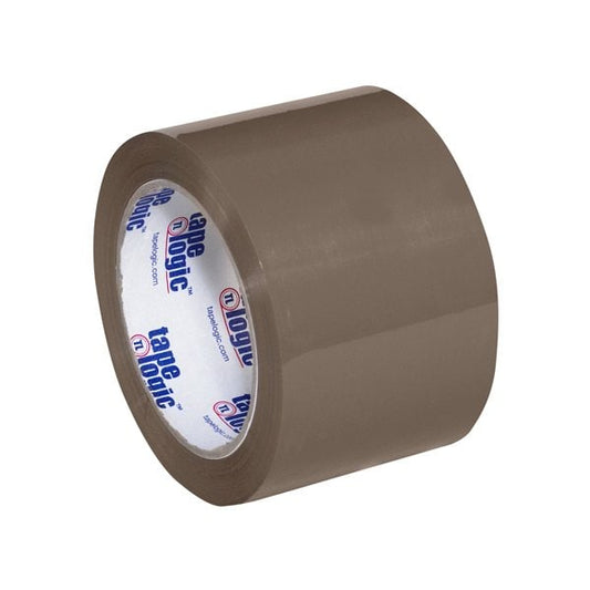 3'' x 110 yds. Tan Tape Logic #600 Economy Tape, 6PK