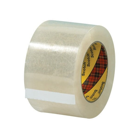 3'' x 110 yds. Clear 3M 313 Carton Sealing Tape, 6PK