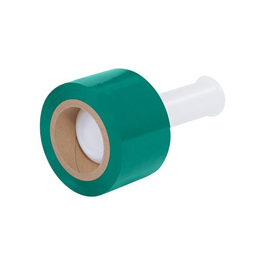 3'' x 80 Gauge x 1000' Green Bundling Stretch Film, 18PK