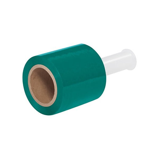 5'' x 80 Gauge x 1000' Green Bundling Stretch Film, 12PK