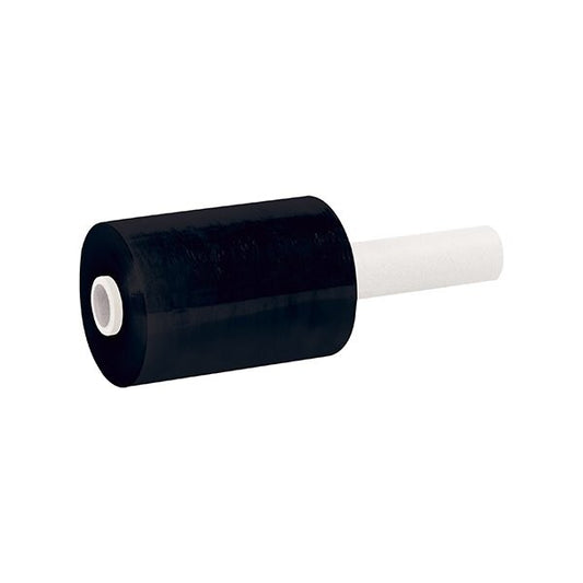 5'' x 80 Gauge x 1000' Black Extended Core Bundling Film, 12PK
