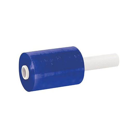 5'' x 80 Gauge x 1000' Blue Extended Core Bundling Film, 12PK