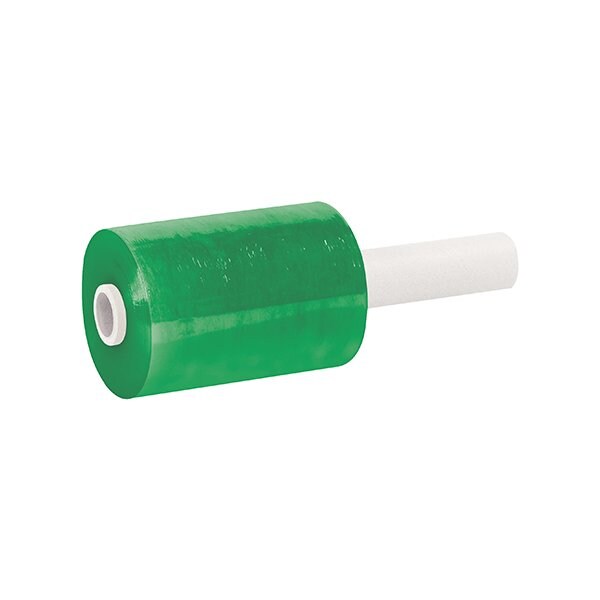5'' x 80 Gauge x 1000' Green Extended Core Bundling Film, 12PK