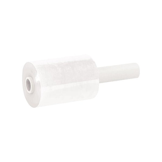 5'' x 80 Gauge x 1000' White Extended Core Bundling Film, 12PK