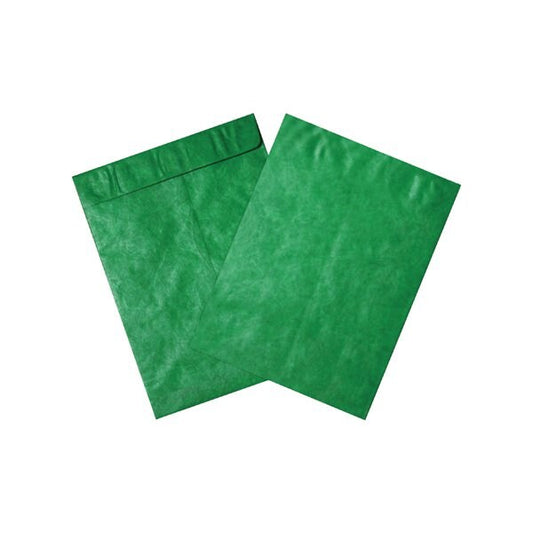 12 x 15-1/2'' Green Tyvek Envelopes, 100PK