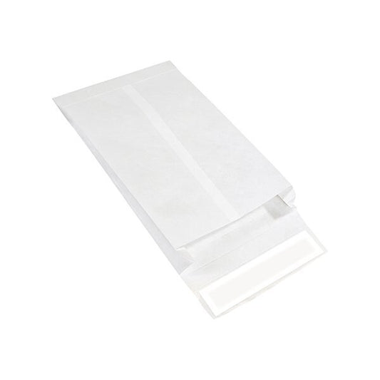 9 x 12 x 2'' White Expandable Tyvek Envelopes, 100PK