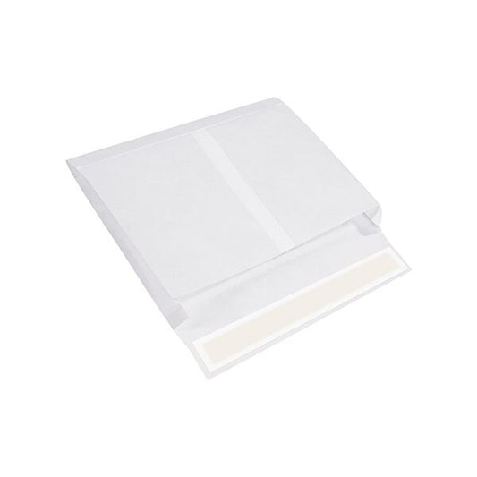 10 x 15 x 2'' White Expandable Tyvek Envelopes, 100PK