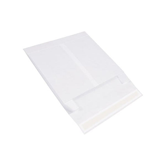 12 x 16 x 4'' White Expandable Tyvek Envelopes, 50PK