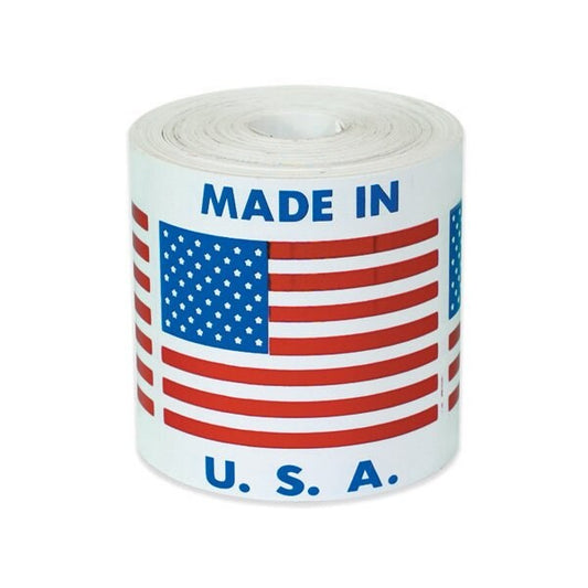 2 x 2'' - ''Made in U.S.A.'' Labels