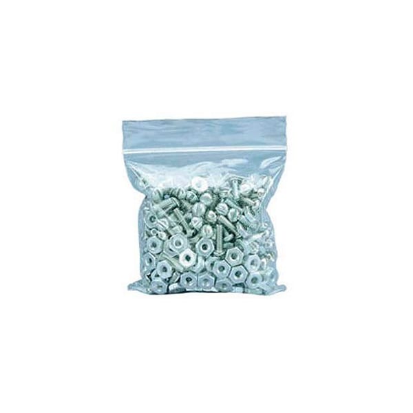 Reclosable Poly Bags, 2"W x 3"L, 2 Mil, Clear, 1000/Pack