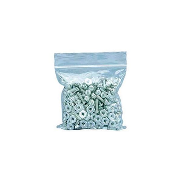 Reclosable Poly Bags 6W x 6L 2 Mil Clear 1000/Pack