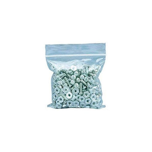 Reclosable Poly Bags 8W x 10L 2 Mil Clear 1000/Pack