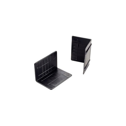Pac Strapping Plastic Strap Guards, 1-3/4"L x 2-1/2"W, Black, Pack of 1000