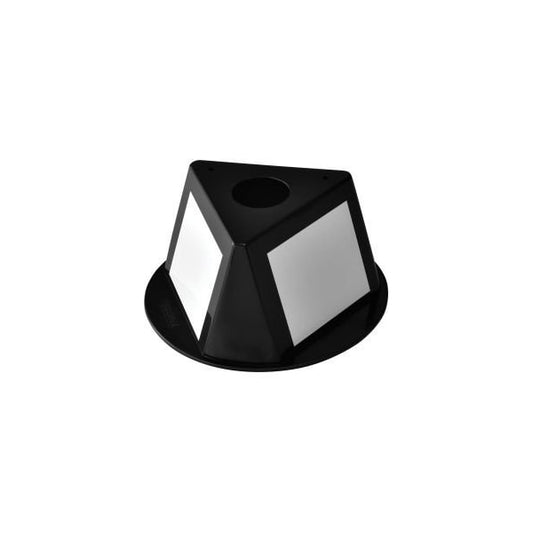 Global Industrial„? Inventory Control Cone W/ Dry Erase Decals, Black