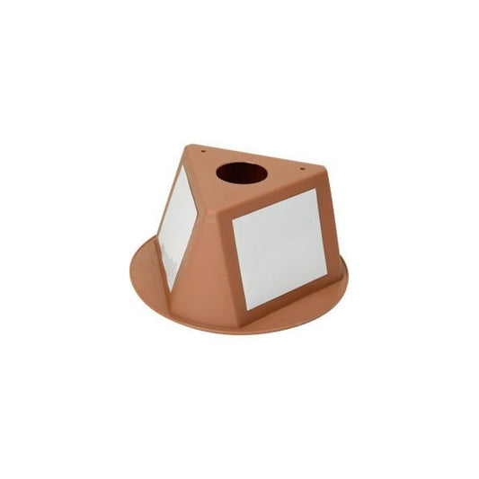 Inventory Control Cone W/ Dry Erase Decals, Tan