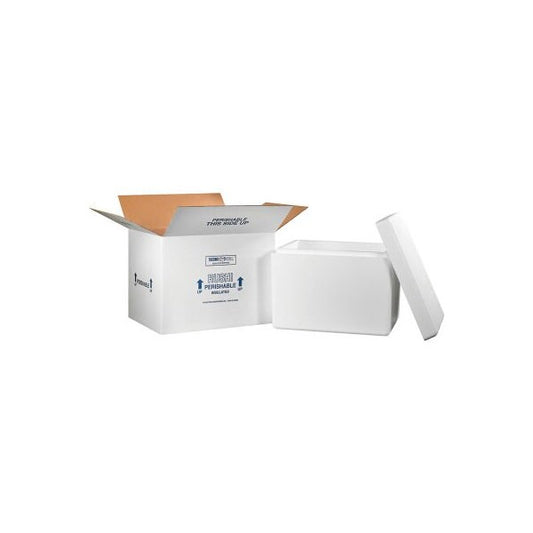 Foam Insulated Shipping Kit, 21-1/4"L x 15-1/2"W x 15-1/2"H, White