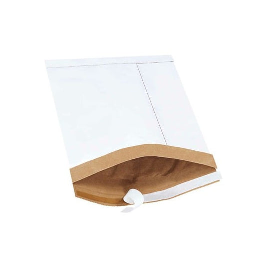 Self Seal Padded Mailers #2 8-1/2W x 12L White 25/Pack