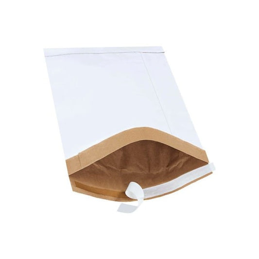 Self Seal Padded Mailers #4 9-1/2W x 14-1/2L White 25/Pack