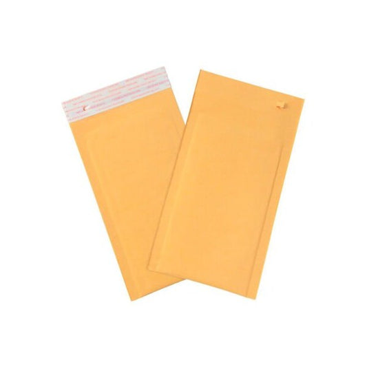 Self Seal Bubble Mailer w/Tear Strip #00 5W x 10L Golden Kraft 250/Pk