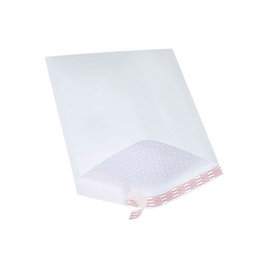 Self Seal Bubble Mailers, #5, 10-1/2"W x 16"L, White, 100/Pack