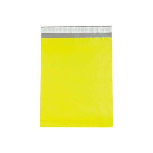 Colored Poly Mailers 12W x 15-1/2L 2.5 Mil Yellow 100/Pack