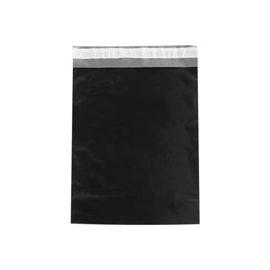 Colored Poly Mailers 14-1/2W x 19L 2.5 Mil Black 100/Pack