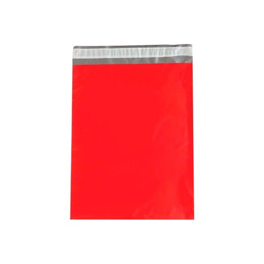 Colored Poly Mailers 14-1/2W x 19L 2.5 Mil Red 100/Pack