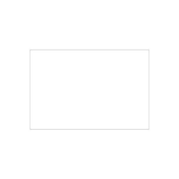 Rectangular Block Out Paper Labels, 6"L x 4"W, White, Roll of 500